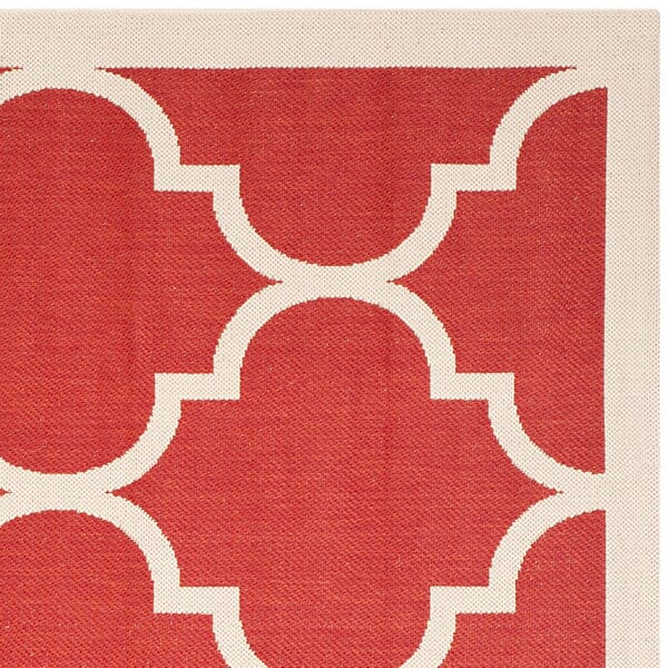 Safavieh Courtyard Cy6914 - 248 Red / Bone Rugs - Safavieh - cy6914 - 248 - 2