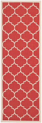 Safavieh Courtyard Cy6914 - 248 Red / Bone Rugs - Safavieh - cy6914 - 248 - 27