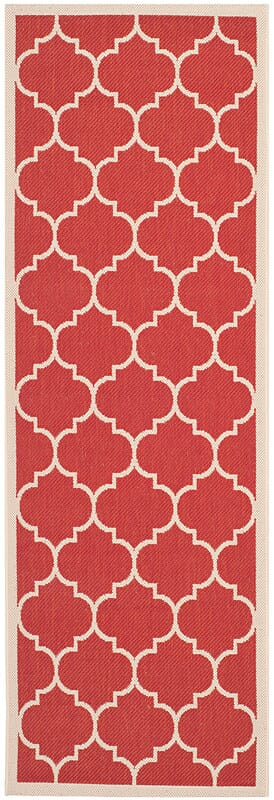 Safavieh Courtyard Cy6914 - 248 Red / Bone Rugs - Safavieh - cy6914 - 248 - 27