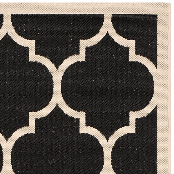 Safavieh Courtyard Cy6914 - 266 Black / Beige Rugs - Safavieh - cy6914 - 266 - 2