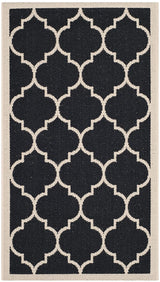 Safavieh Courtyard Cy6914 - 266 Black / Beige Rugs - Safavieh - cy6914 - 266 - 4r