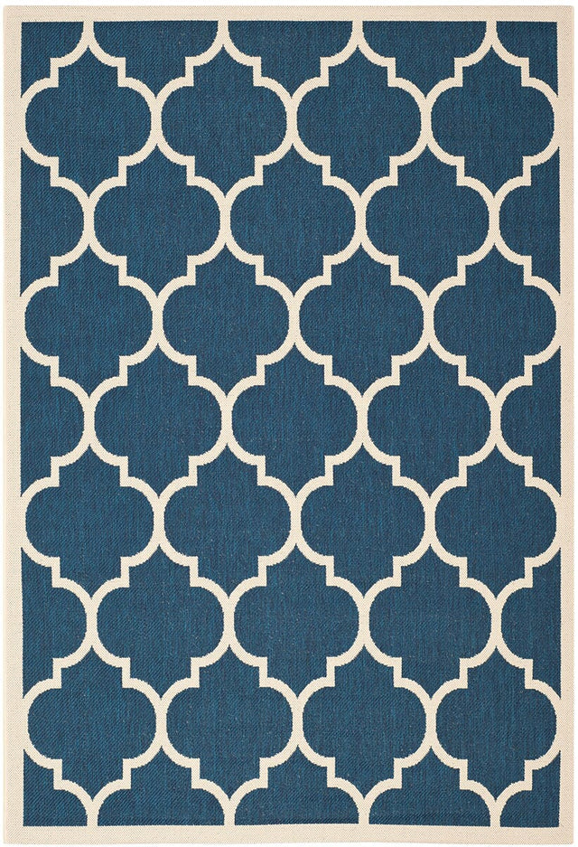 Safavieh Courtyard Cy6914 - 268 Navy / Beige Rugs - Safavieh - cy6914 - 268 - 2