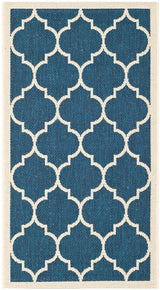 Safavieh Courtyard Cy6914 - 268 Navy / Beige Rugs - Safavieh - cy6914 - 268 - 4r