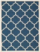 Safavieh Courtyard Cy6914 - 268 Navy / Beige Rugs - Safavieh - cy6914 - 268 - 4r