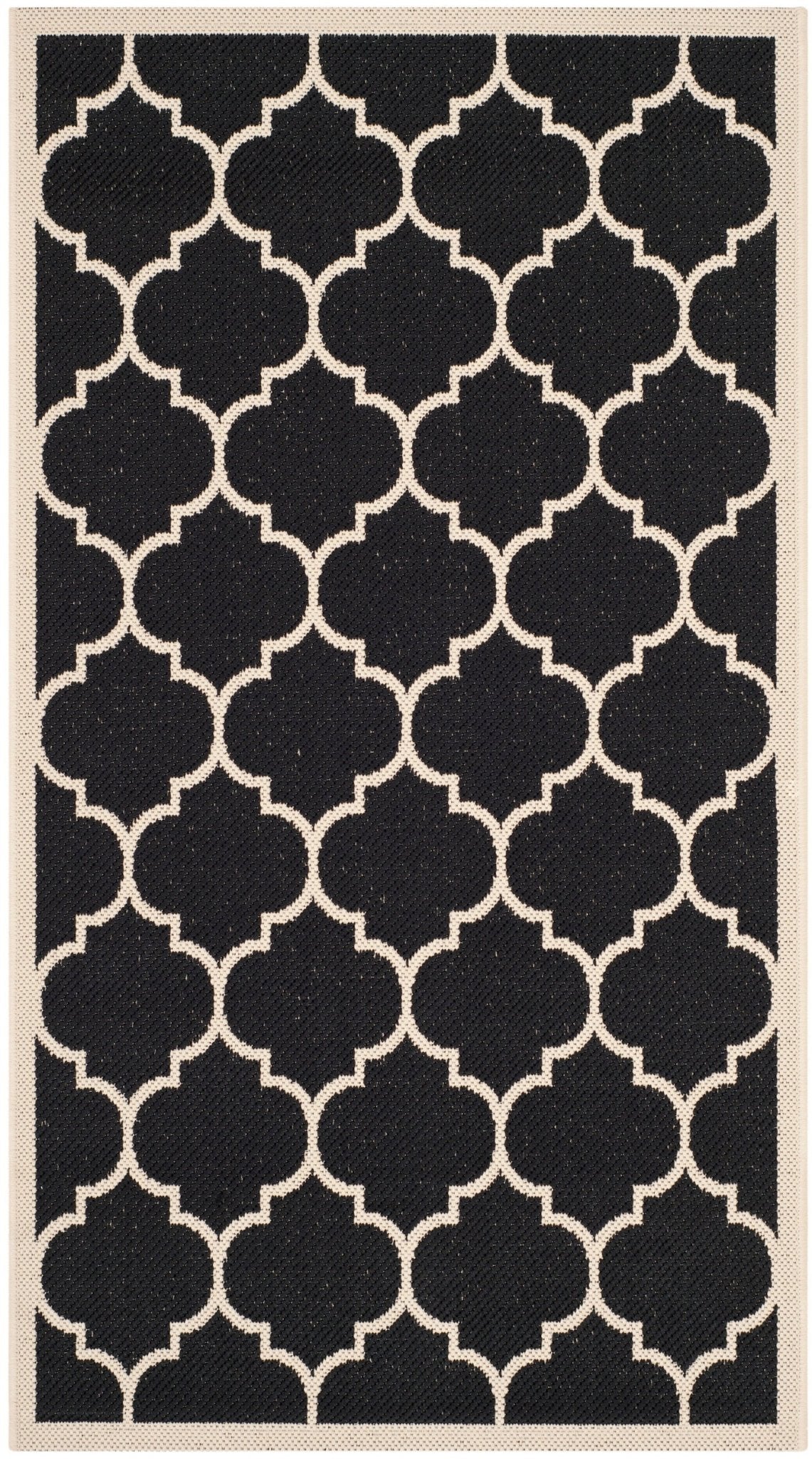 Safavieh Courtyard Cy6914 Black/Beige Rug - Safavieh - cy6914 - 266 - 216