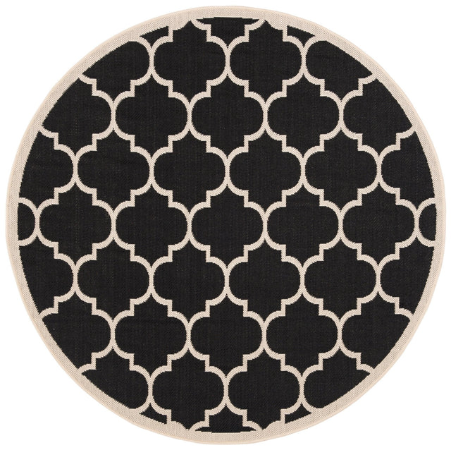 Safavieh Courtyard Cy6914 Black/Beige Rug - Safavieh - cy6914 - 266 - 216