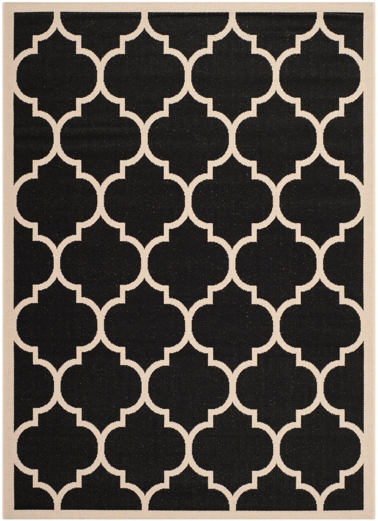 Safavieh Courtyard Cy6914 Black/Beige Rug - Safavieh - cy6914 - 266 - 216