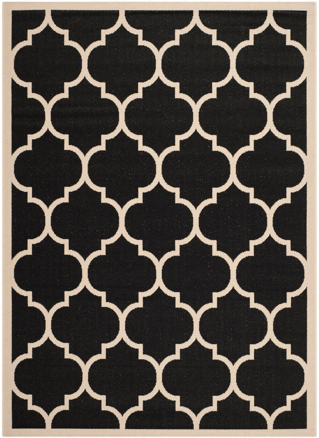 Safavieh Courtyard Cy6914 Black/Beige Rug - Safavieh - cy6914 - 266 - 216