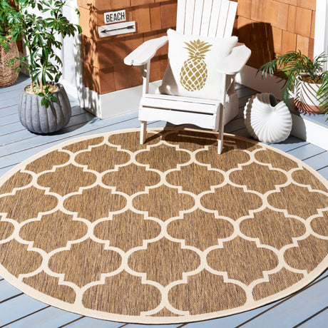 Safavieh Courtyard Cy6914 Brown/Bone Rug - Safavieh - cy6914 - 242 - 4r