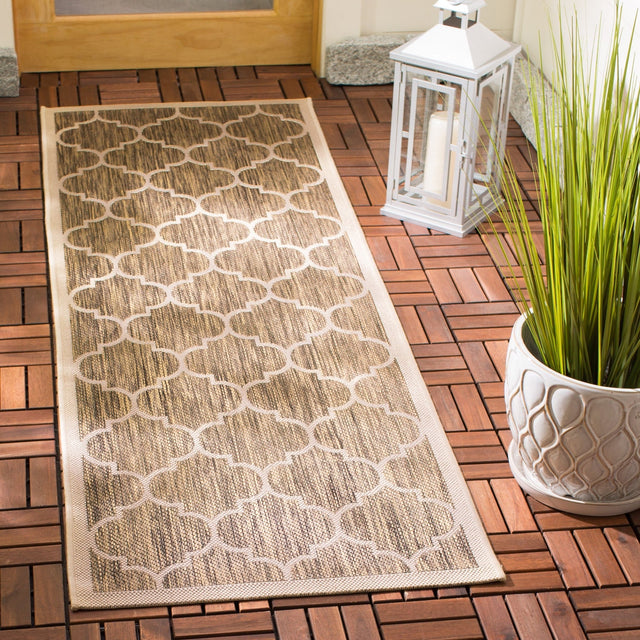 Safavieh Courtyard Cy6914 Brown/Bone Rug - Safavieh - cy6914 - 242 - 4r