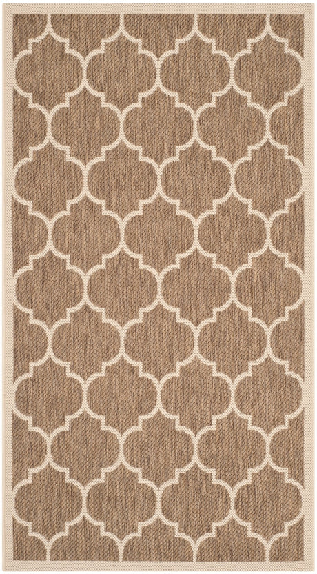 Safavieh Courtyard Cy6914 Brown/Bone Rug - Safavieh - cy6914 - 242 - 4r