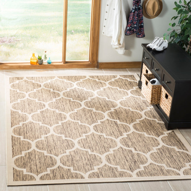 Safavieh Courtyard Cy6914 Brown/Bone Rug - Safavieh - cy6914 - 242 - 810