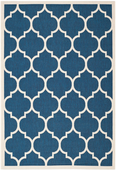 Safavieh Courtyard Cy6914 Navy/Beige Rug - Safavieh - cy6914 - 268 - 216