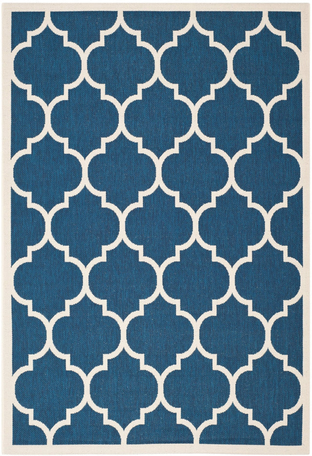 Safavieh Courtyard Cy6914 Navy/Beige Rug - Safavieh - cy6914 - 268 - 216