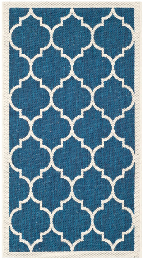 Safavieh Courtyard Cy6914 Navy/Beige Rug - Safavieh - cy6914 - 268 - 216