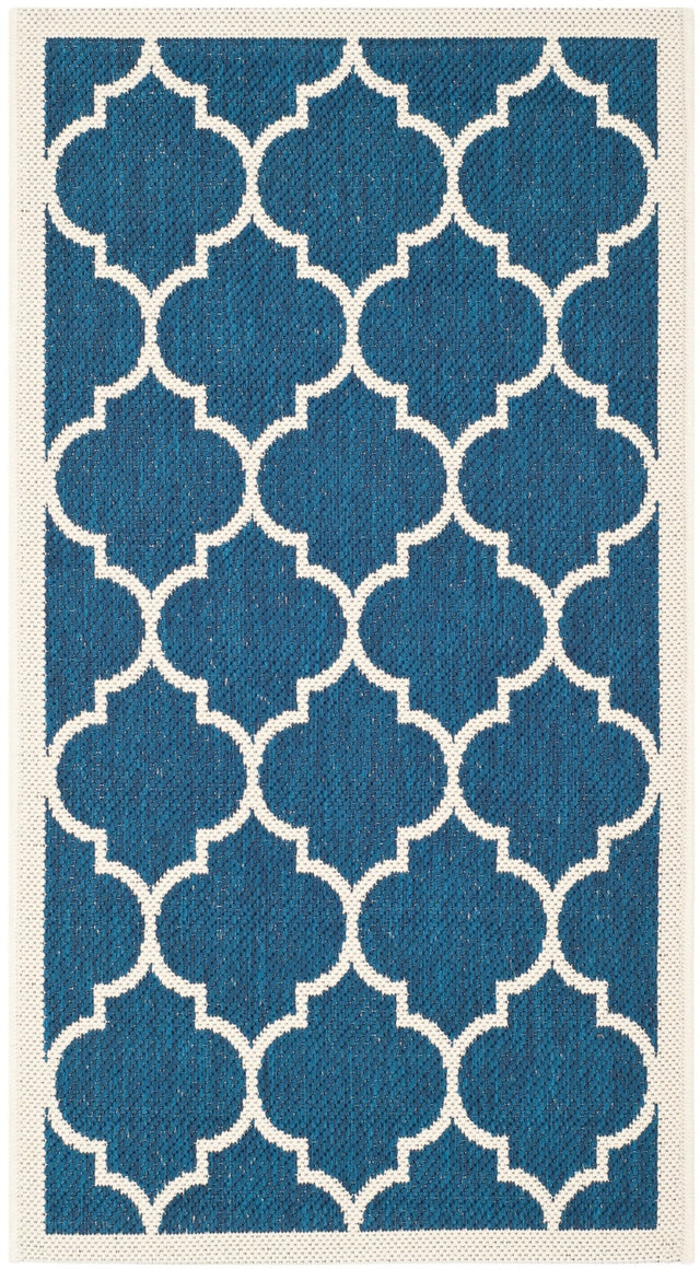 Safavieh Courtyard Cy6914 Navy/Beige Rug - Safavieh - cy6914 - 268 - 216