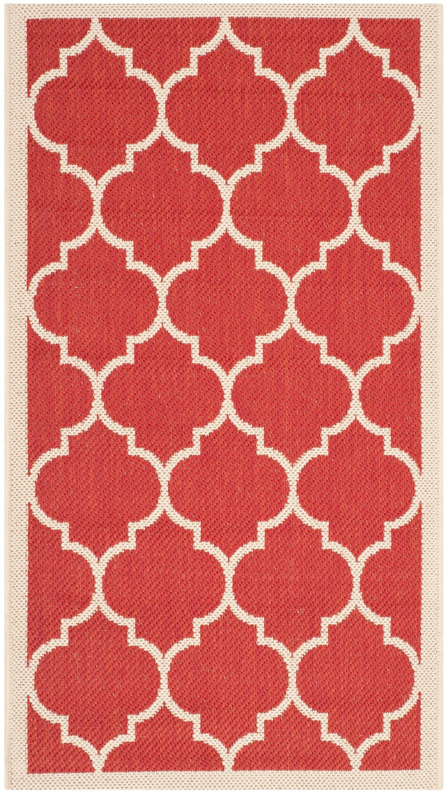 Safavieh Courtyard Cy6914 Red/Bone Rug - Safavieh - cy6914 - 248 - 4r