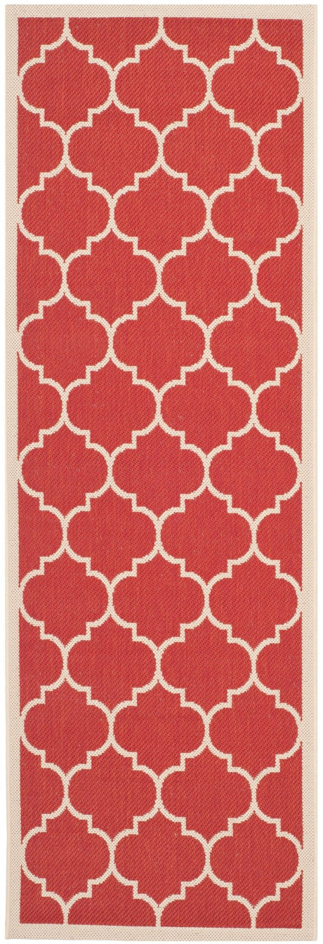 Safavieh Courtyard Cy6914 Red/Bone Rug - Safavieh - cy6914 - 248 - 4r