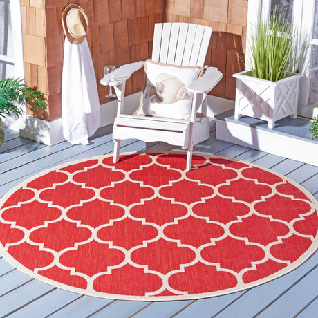 Safavieh Courtyard Cy6914 Red/Bone Rug - Safavieh - cy6914 - 248 - 4r