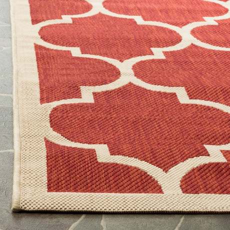 Safavieh Courtyard Cy6914 Red/Bone Rug - Safavieh - cy6914 - 248 - 4r