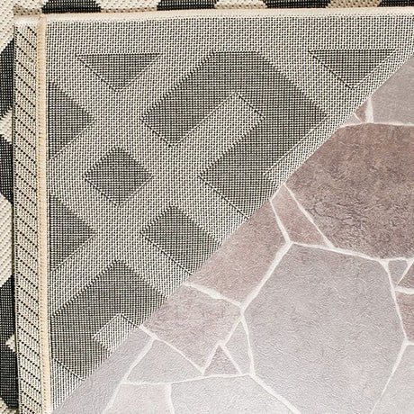 Safavieh Courtyard Cy6915 - 216 Black / Beige Rugs - Safavieh - cy6915 - 216 - 2