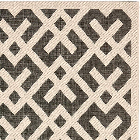 Safavieh Courtyard Cy6915 - 216 Black / Beige Rugs - Safavieh - cy6915 - 216 - 2