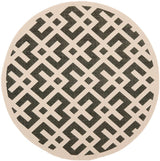 Safavieh Courtyard Cy6915 - 216 Black / Beige Rugs - Safavieh - cy6915 - 216 - 4r