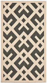 Safavieh Courtyard Cy6915 - 216 Black / Beige Rugs - Safavieh - cy6915 - 216 - 5r