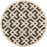 Safavieh Courtyard Cy6915 - 216 Black / Beige Rugs - Safavieh - cy6915 - 216 - 5r