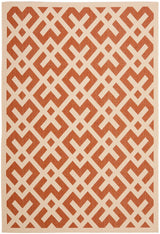 Safavieh Courtyard Cy6915 - 231 Terracotta / Bone Rugs - Safavieh - cy6915 - 231 - 2