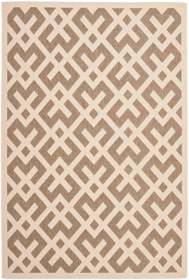 Safavieh Courtyard Cy6915 - 232 Brown / Bone Rugs - Safavieh - cy6915 - 232 - 2
