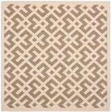 Safavieh Courtyard Cy6915 - 232 Brown / Bone Rugs - Safavieh - cy6915 - 232 - 4sq