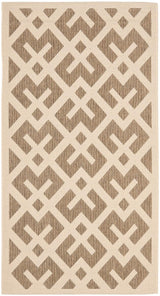 Safavieh Courtyard Cy6915 - 232 Brown / Bone Rugs - Safavieh - cy6915 - 232 - 5r