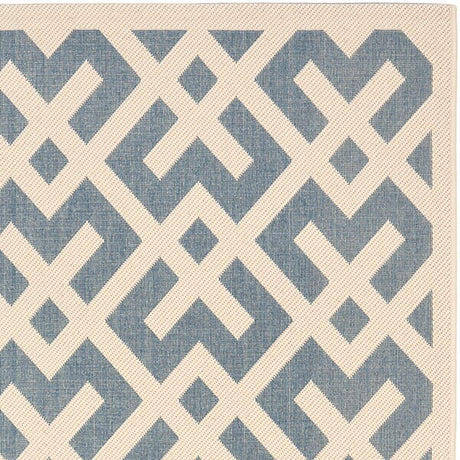 Safavieh Courtyard Cy6915 - 233 Blue / Bone Rugs - Safavieh - cy6915 - 233 - 2