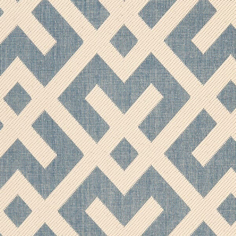 Safavieh Courtyard Cy6915 - 233 Blue / Bone Rugs - Safavieh - cy6915 - 233 - 2