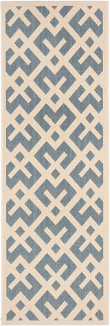 Safavieh Courtyard Cy6915 - 233 Blue / Bone Rugs - Safavieh - cy6915 - 233 - 27
