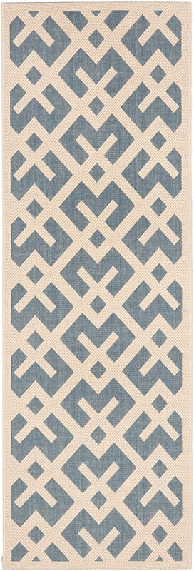 Safavieh Courtyard Cy6915 - 233 Blue / Bone Rugs - Safavieh - cy6915 - 233 - 27