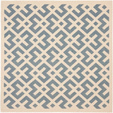Safavieh Courtyard Cy6915 - 233 Blue / Bone Rugs - Safavieh - cy6915 - 233 - 4sq