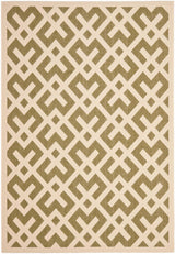 Safavieh Courtyard Cy6915 - 234 Green / Bone Rugs - Safavieh - cy6915 - 234 - 4sq