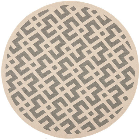 Safavieh Courtyard Cy6915 - 236 Grey / Bone Rugs - Safavieh - cy6915 - 236 - 4r