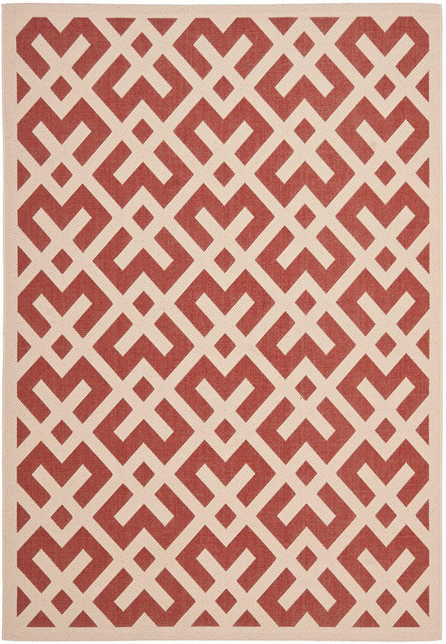 Safavieh Courtyard Cy6915 - 238 Red / Bone Rugs - Safavieh - cy6915 - 238 - 2
