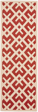 Safavieh Courtyard Cy6915 - 238 Red / Bone Rugs - Safavieh - cy6915 - 238 - 27