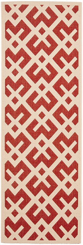 Safavieh Courtyard Cy6915 - 238 Red / Bone Rugs - Safavieh - cy6915 - 238 - 27