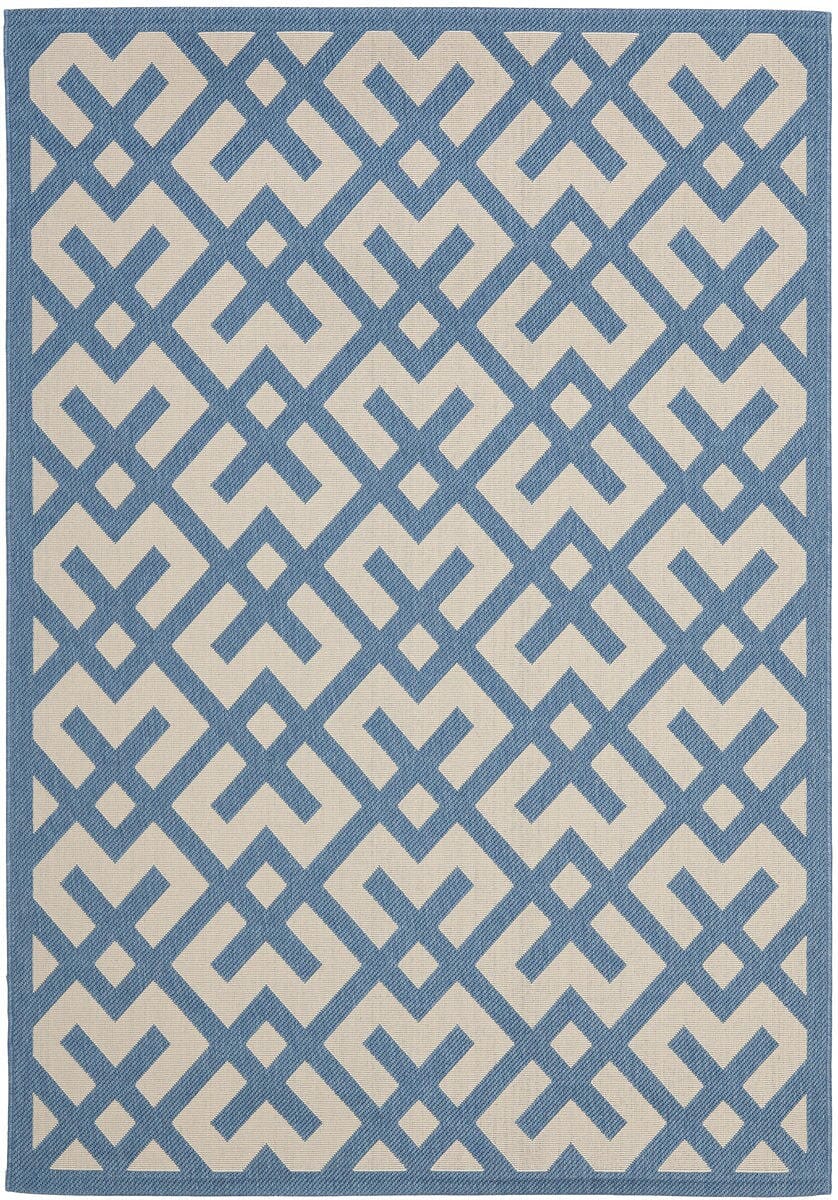 Safavieh Courtyard Cy6915 - 243 Beige / Blue Rugs - Safavieh - cy6915 - 243 - 4