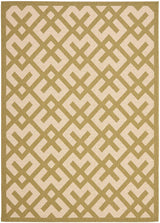 Safavieh Courtyard Cy6915 - 244 Beige / Green Rugs - Safavieh - cy6915 - 244 - 4sq