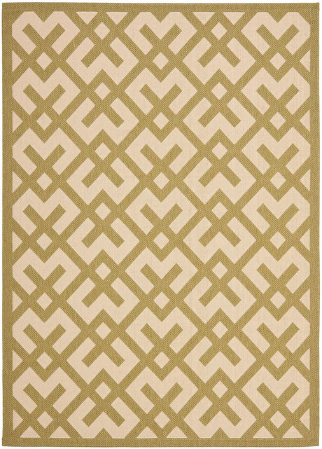 Safavieh Courtyard Cy6915 - 244 Beige / Green Rugs - Safavieh - cy6915 - 244 - 4sq