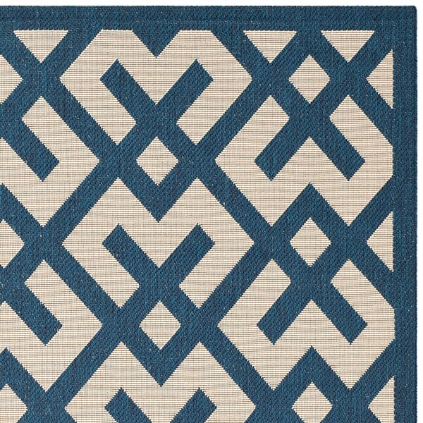 Safavieh Courtyard Cy6915 - 268 Navy / Beige Rugs - Safavieh - cy6915 - 268 - 2
