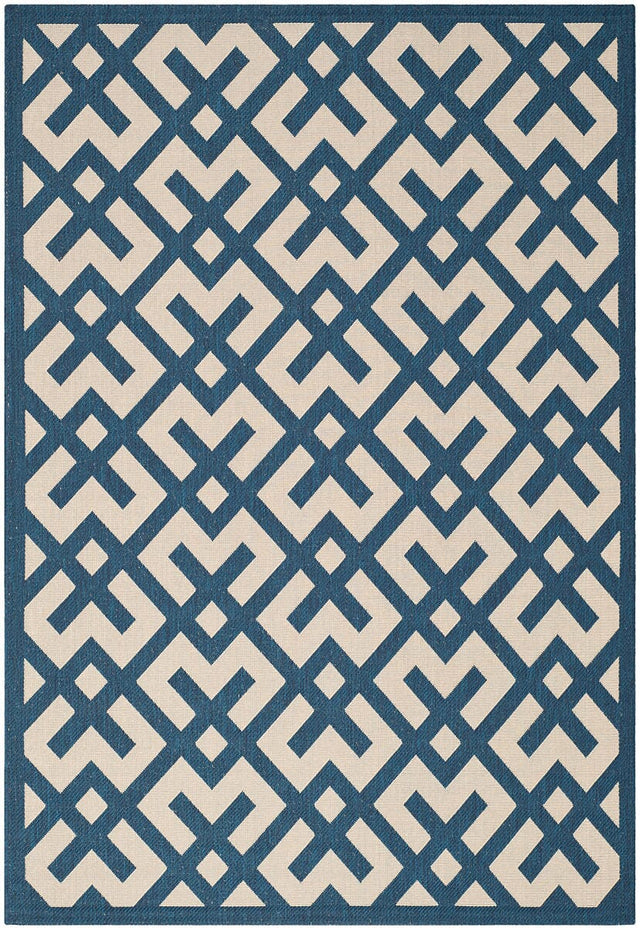 Safavieh Courtyard Cy6915 - 268 Navy / Beige Rugs - Safavieh - cy6915 - 268 - 2