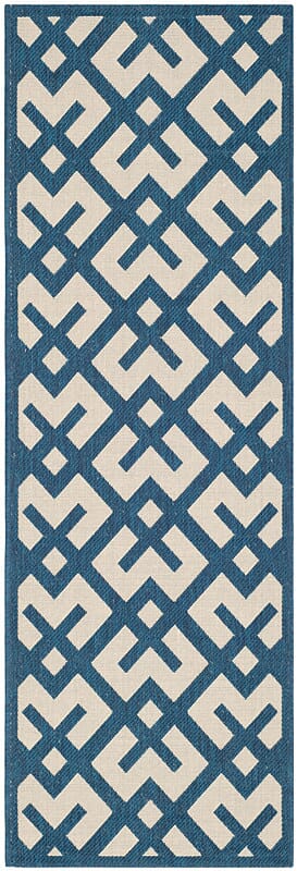 Safavieh Courtyard Cy6915 - 268 Navy / Beige Rugs - Safavieh - cy6915 - 268 - 27