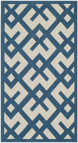 Safavieh Courtyard Cy6915 - 268 Navy / Beige Rugs - Safavieh - cy6915 - 268 - 5r
